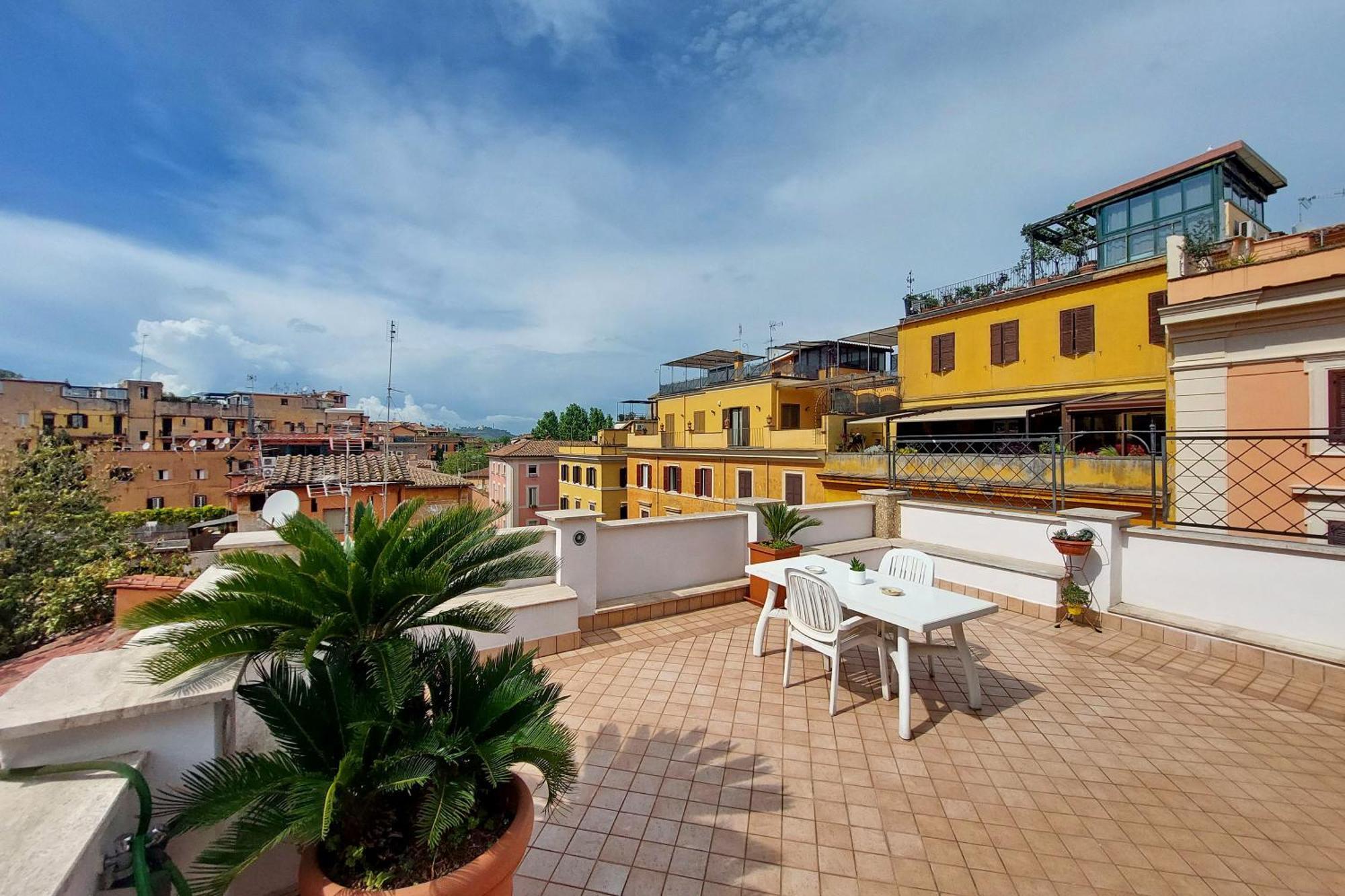 Magic Trastevere On Roof Terrace Hospedagem domiciliar Roma
