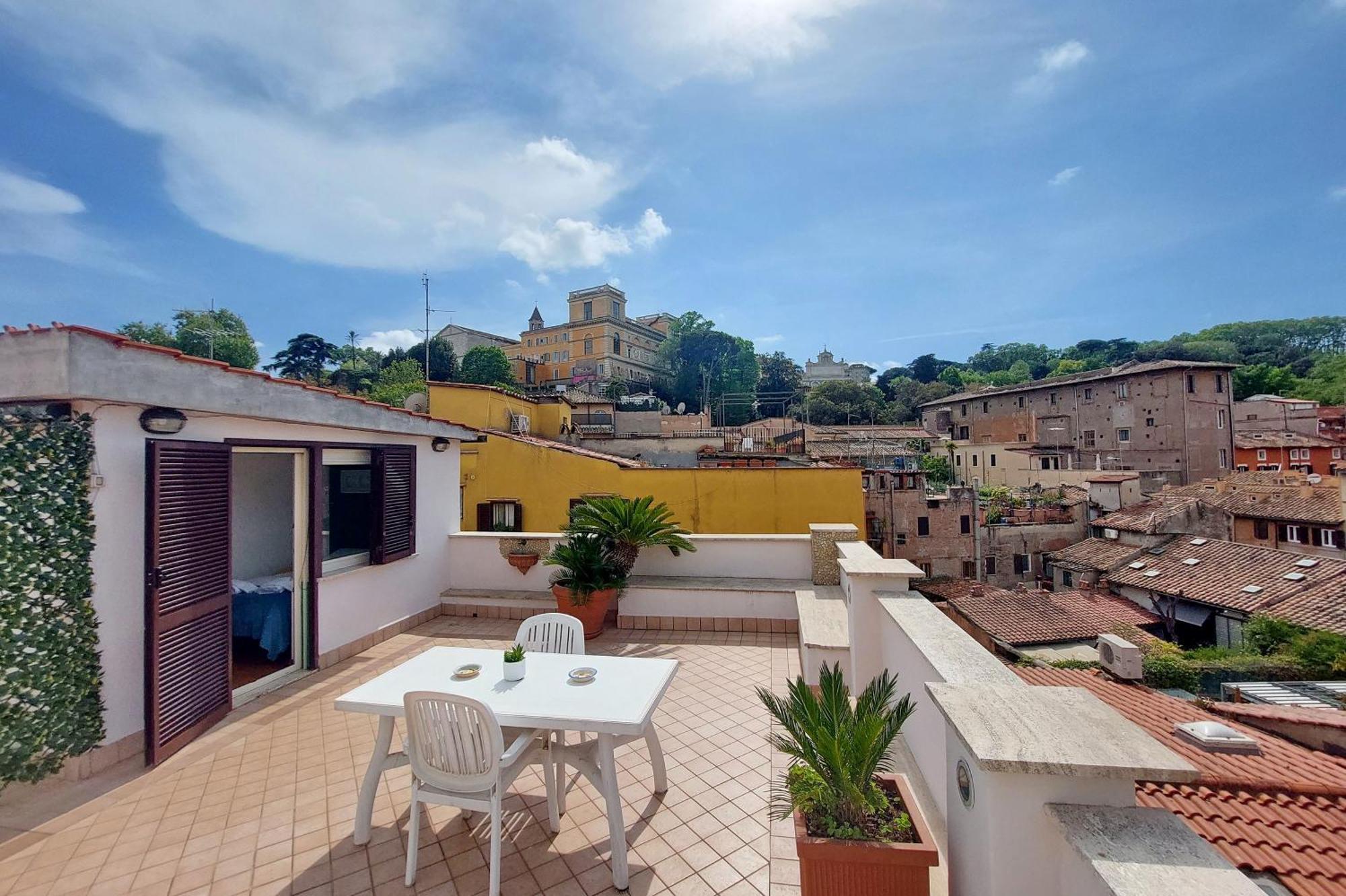 Magic Trastevere On Roof Terrace *