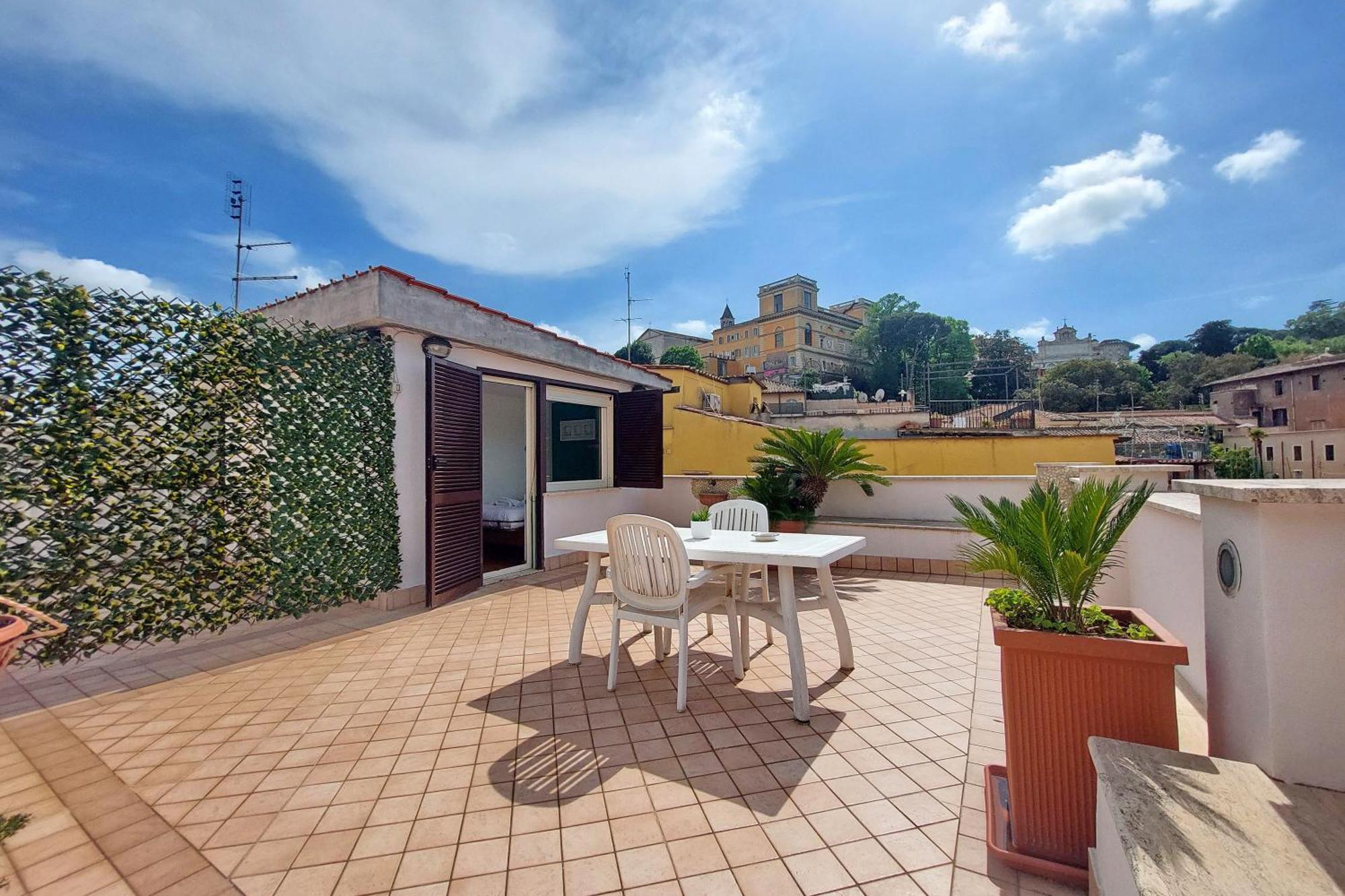 Magic Trastevere On Roof Terrace Roma