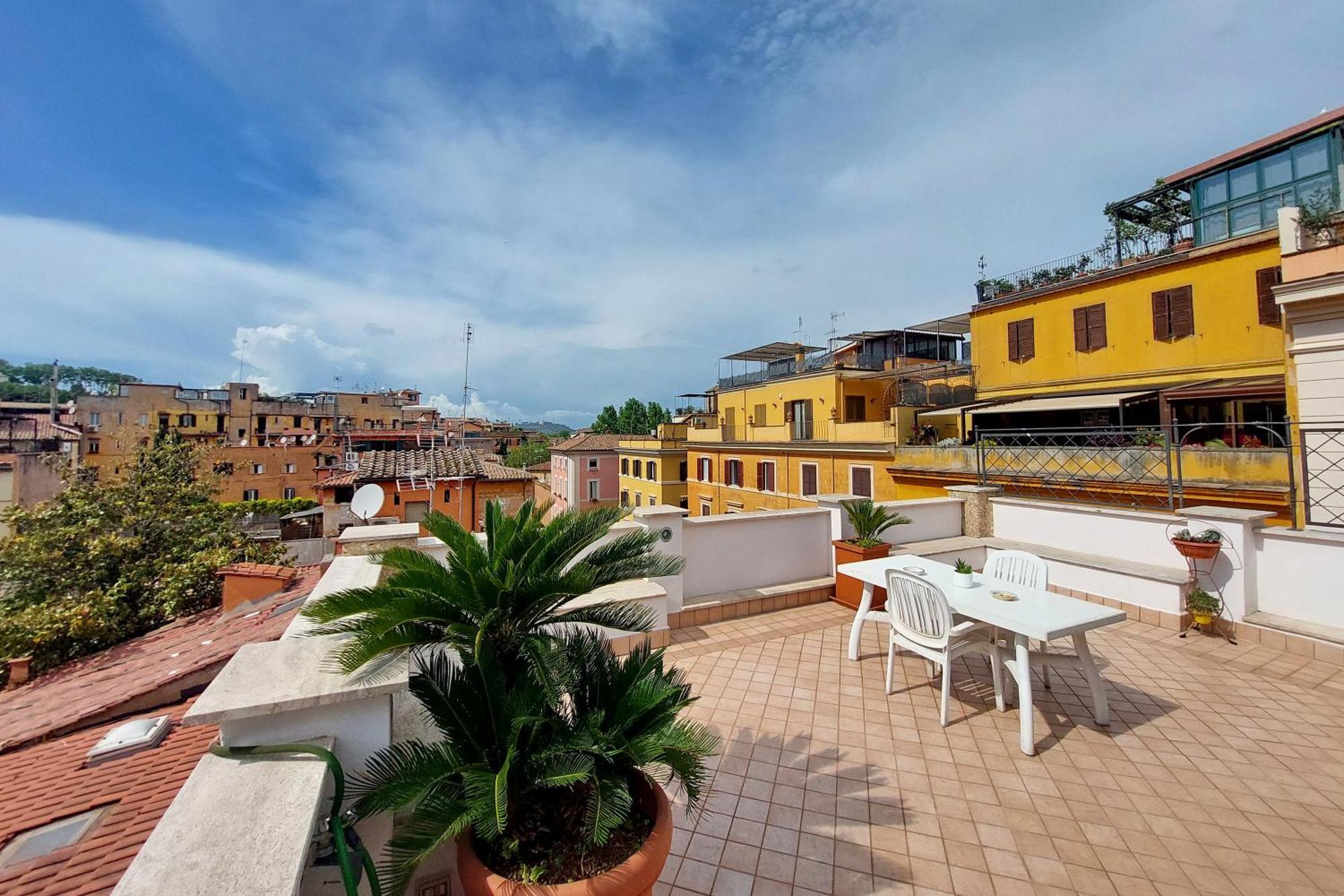 Magic Trastevere On Roof Terrace Hospedagem domiciliar Roma