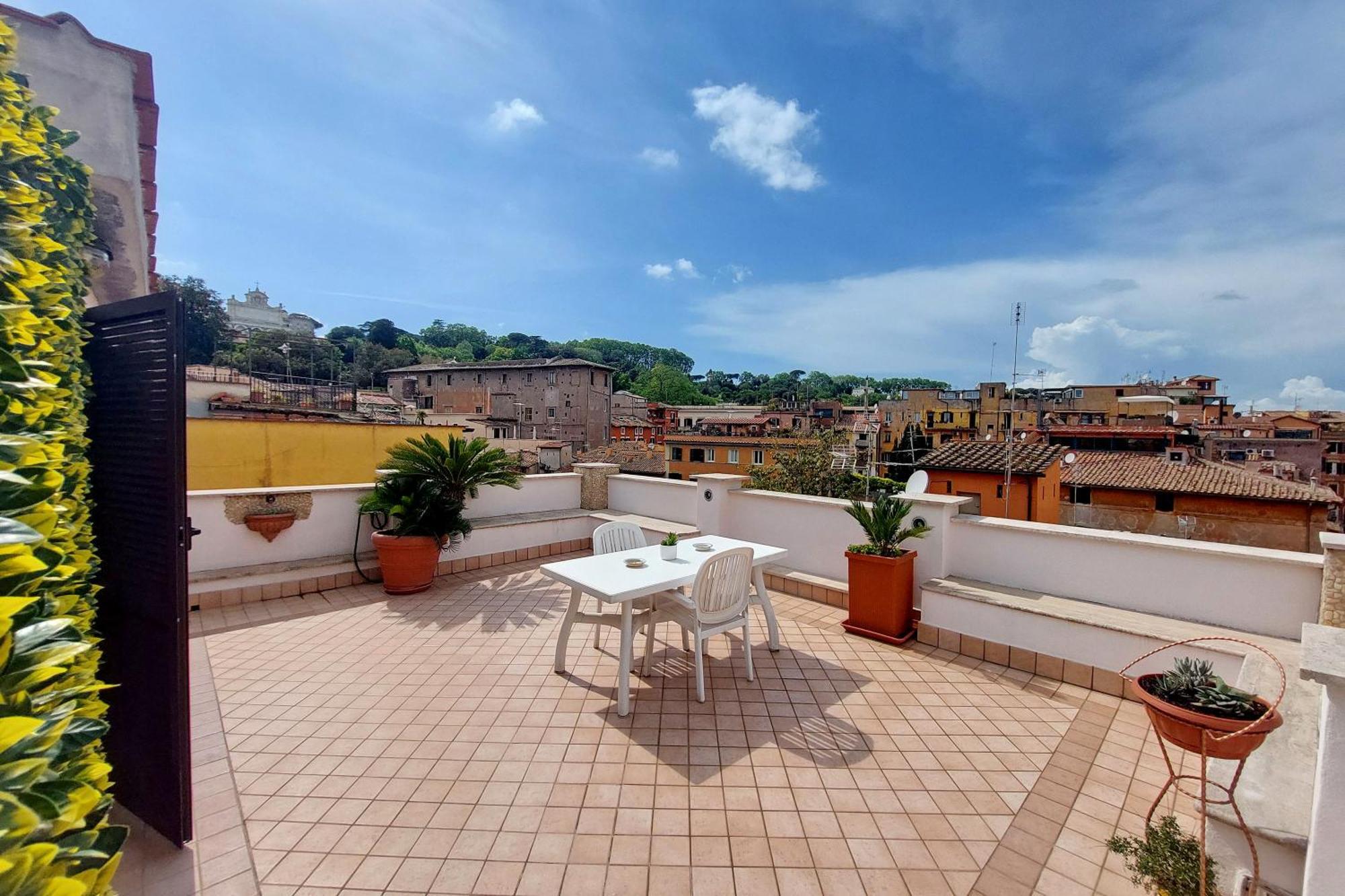 Magic Trastevere On Roof Terrace * Roma