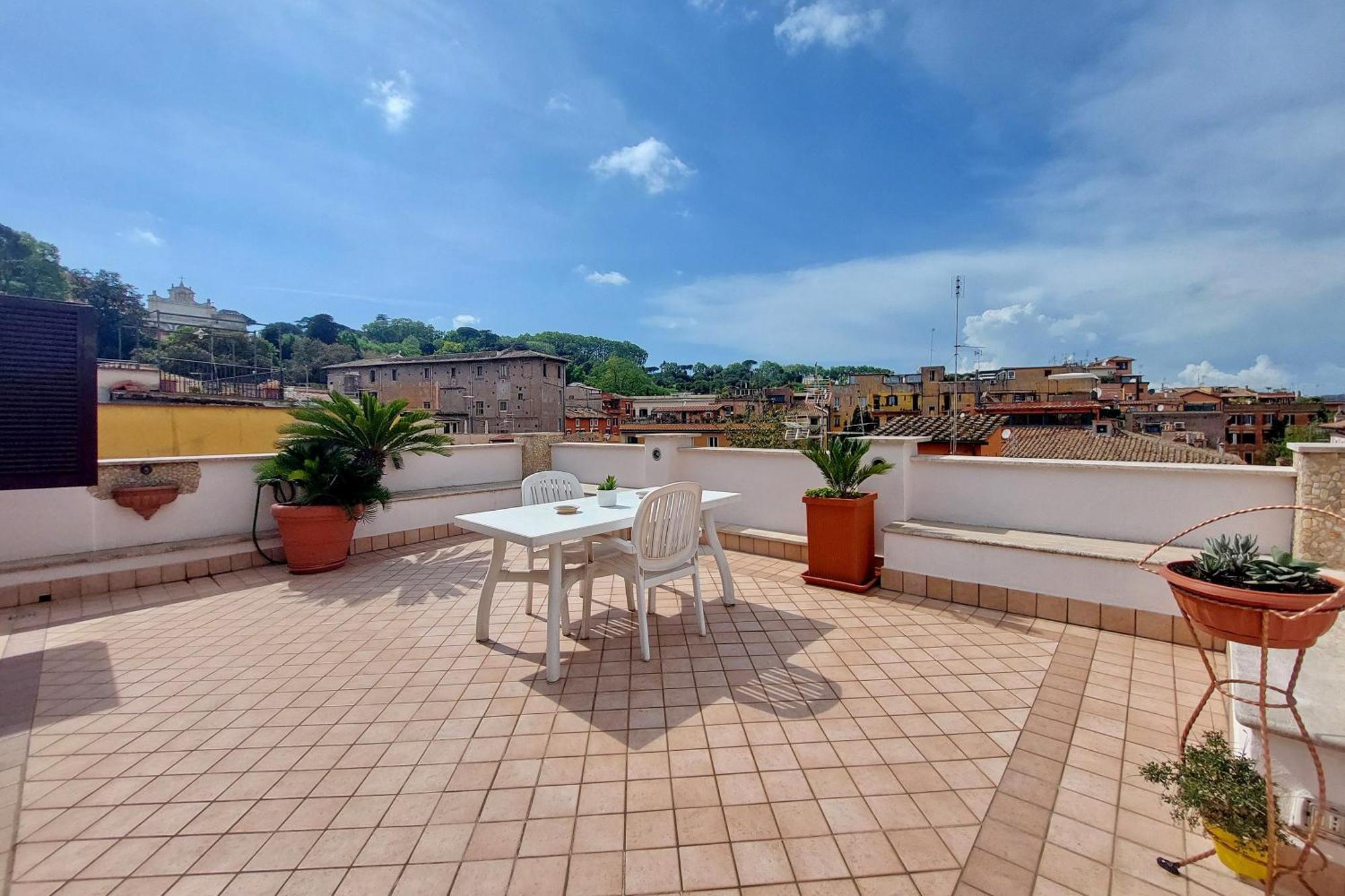 Magic Trastevere On Roof Terrace Hospedagem domiciliar Roma